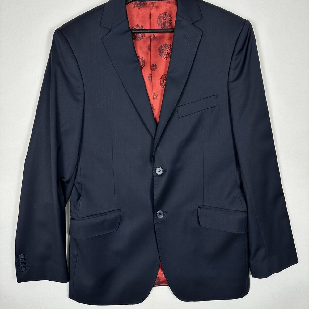 Hörst Navy Wool Suit 38 R Jacket 32 R Pants
